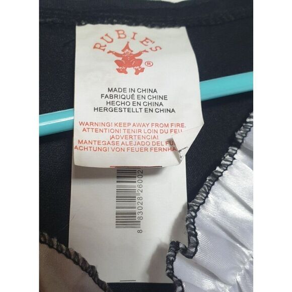 Girls Fairy Costume Dress Halloween Orange /Black Glttered Size M NEW - Picture 3 of 3